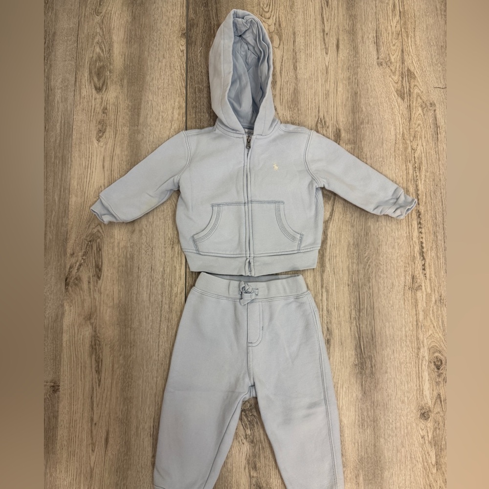 Ralph Lauren Blue Matching Sweatpants and Joggers Set